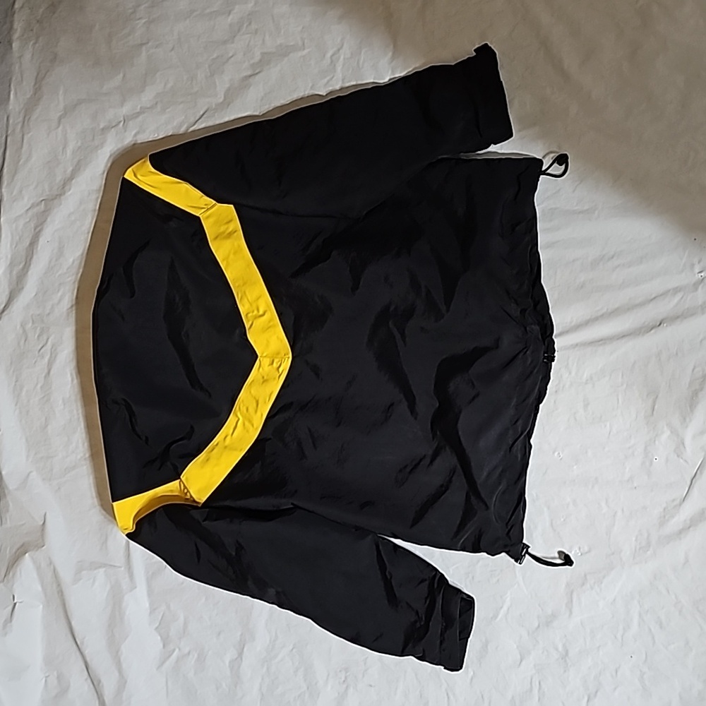 U.S. Army Black-Yellow Female Sz Small Physical Fitness Nylon Uniform Zip Jacket - Picture 2 of 16
